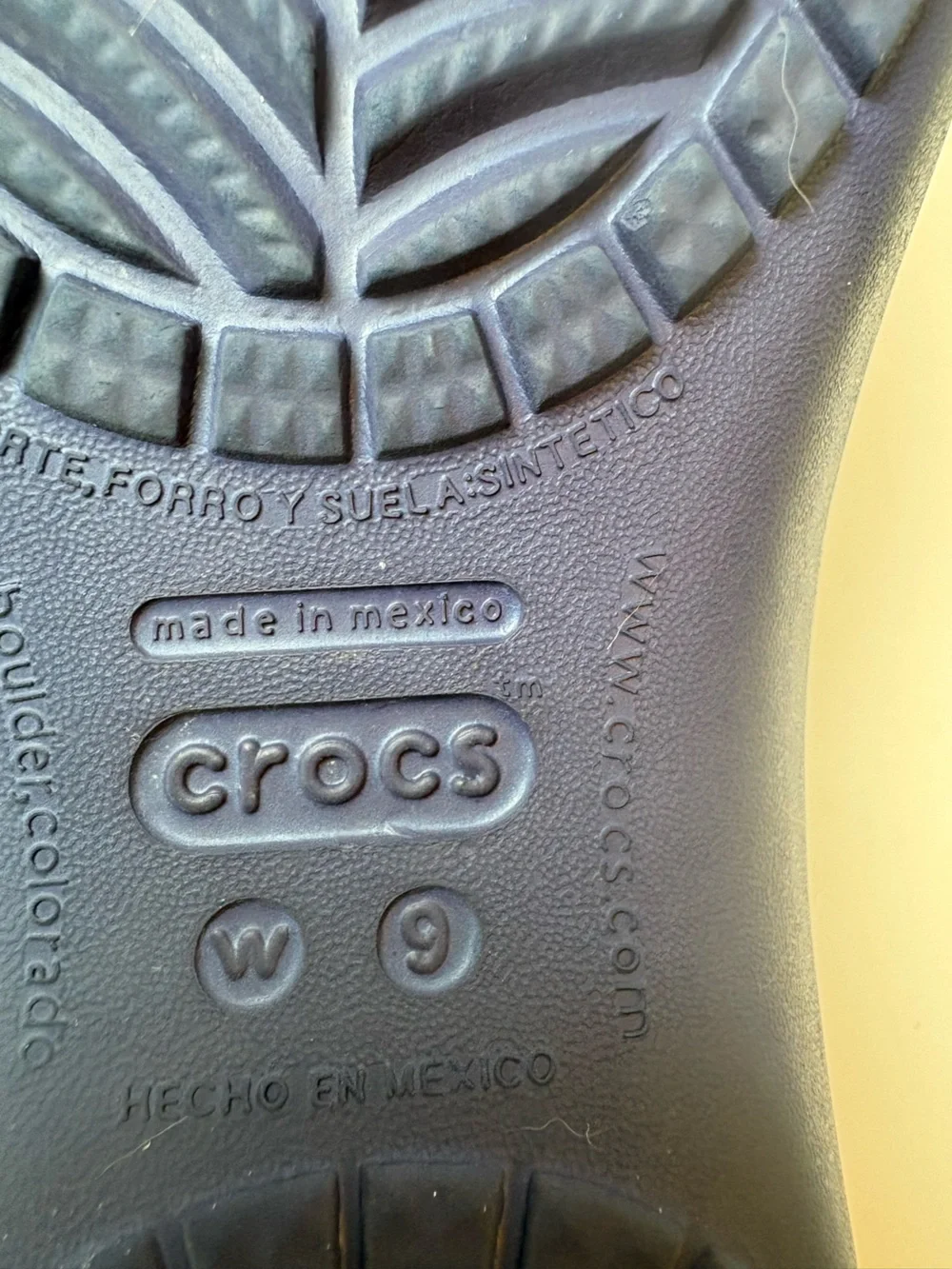 Crocs Kadee Blue Classic Slip-on Ballet Flats Cutout Size 9